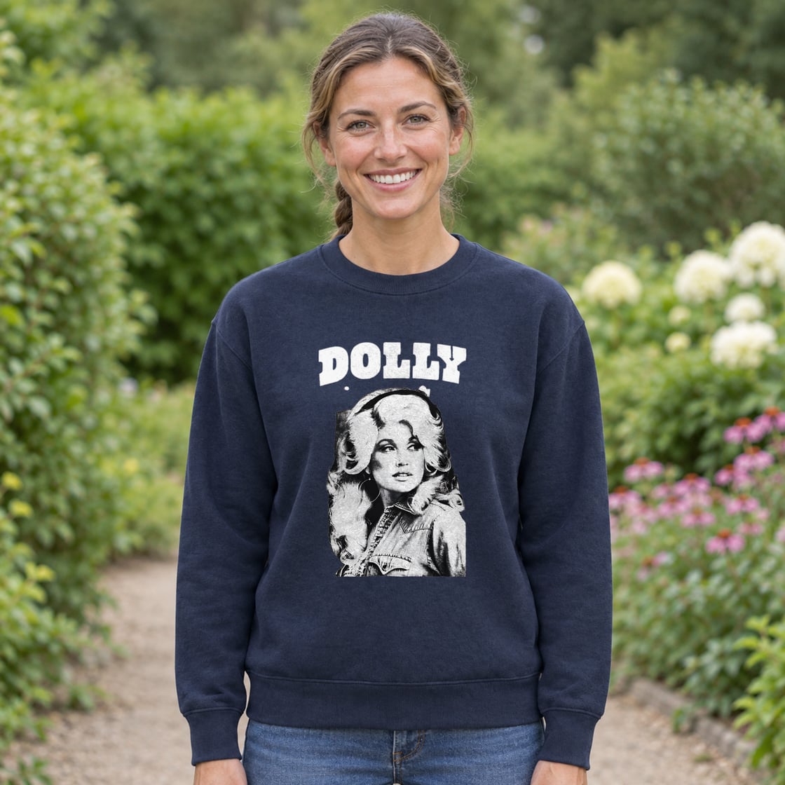 Dolly Parton Men's Portrait Graphic Sweatshirt