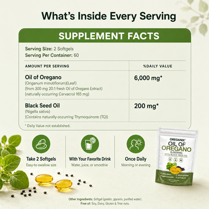 OREGANO & BLACK SEED OIL