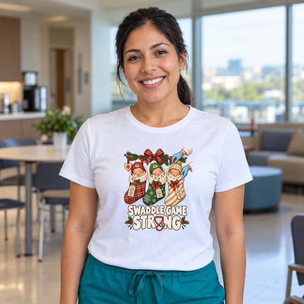 Swaddle Game Strong Nurse - T-Shirt