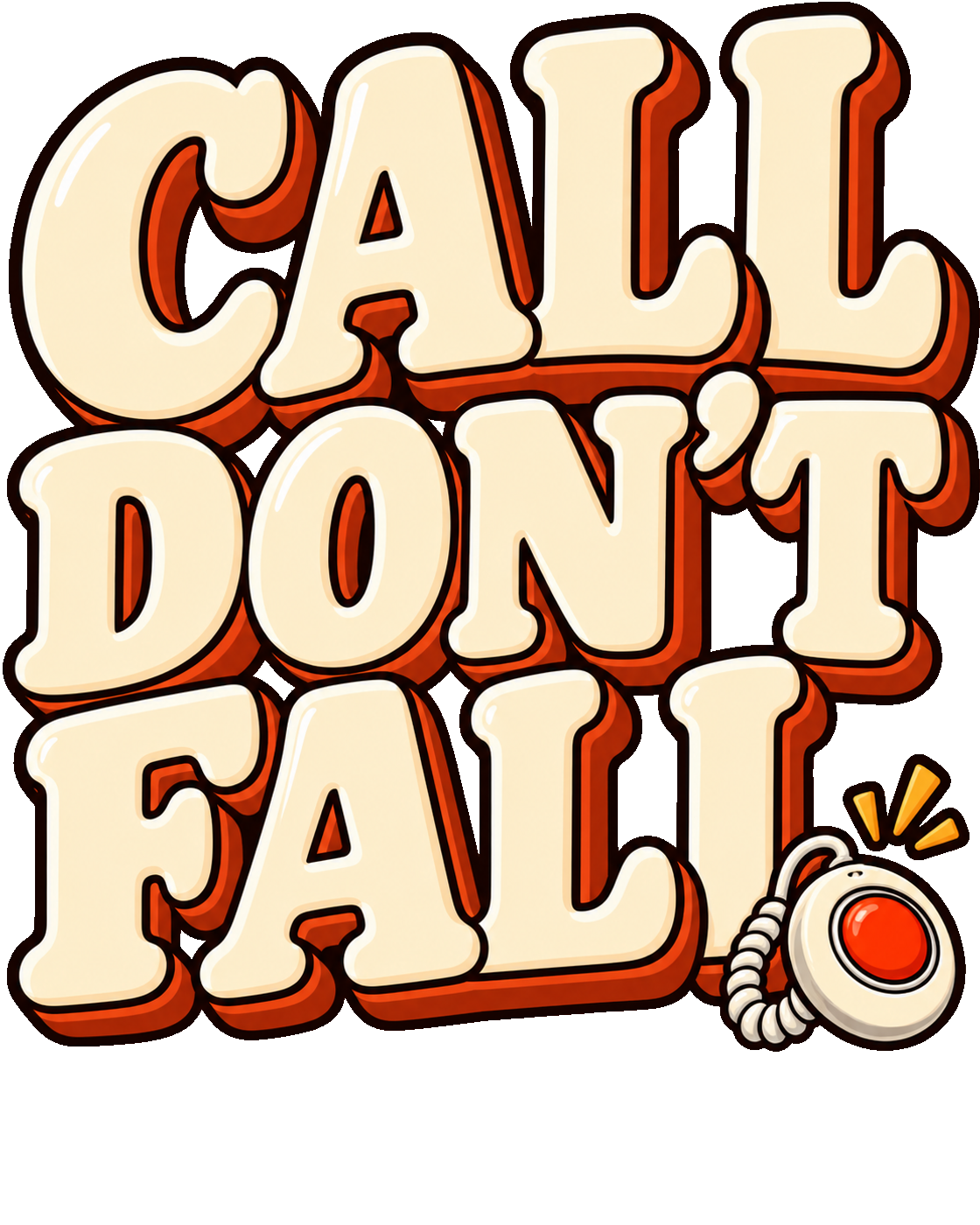 Call Don't Fall nurse design