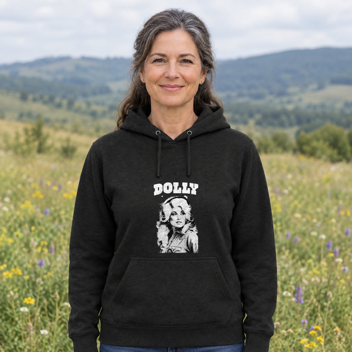 Dolly Parton Men's Portrait Graphic Hoodie
