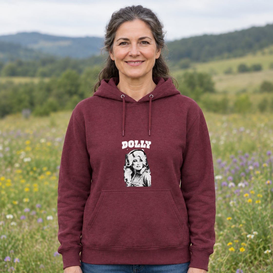 Dolly Parton Men's Portrait Graphic Hoodie
