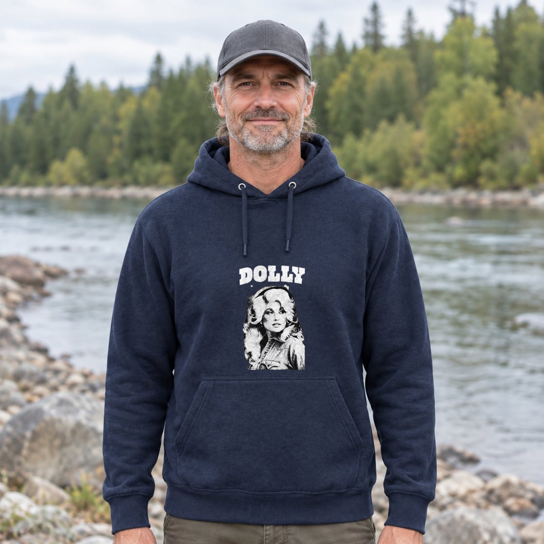 Dolly Parton Men's Portrait Graphic Hoodie