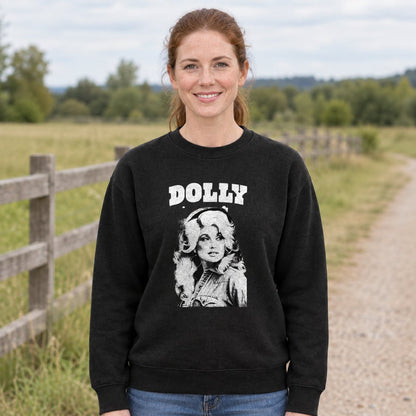 Dolly Parton Men's Portrait Graphic Sweatshirt