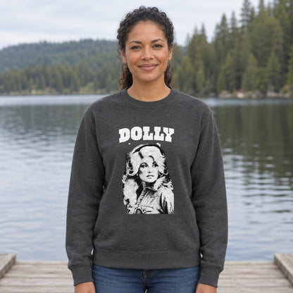 Dolly Parton Men's Portrait Graphic Sweatshirt