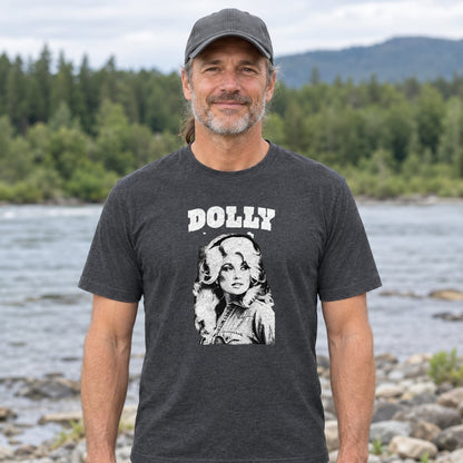 Dolly Parton Men's Portrait Graphic Shirt
