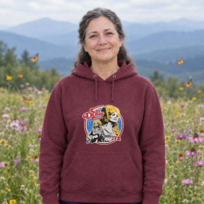 Retro Dolly Parton 72 Ringer Hoodie