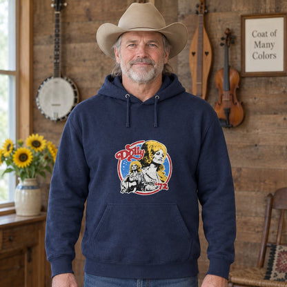 Retro Dolly Parton 72 Ringer Hoodie