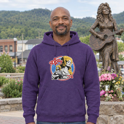 Retro Dolly Parton 72 Ringer Hoodie