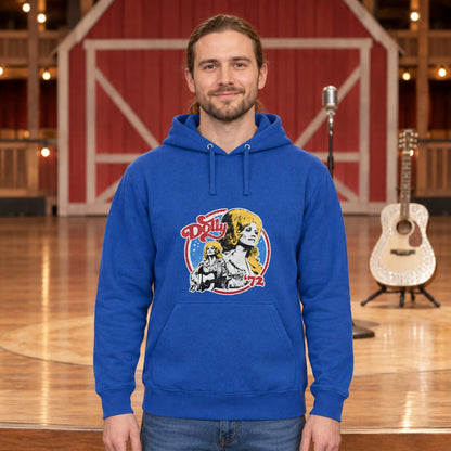 Retro Dolly Parton 72 Ringer Hoodie