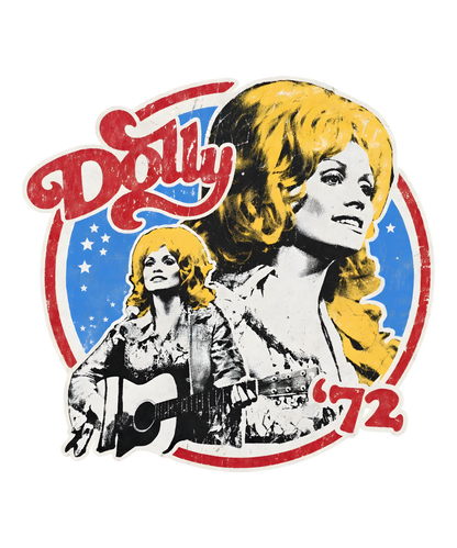 Retro Dolly Parton 72 Ringer  Shirt